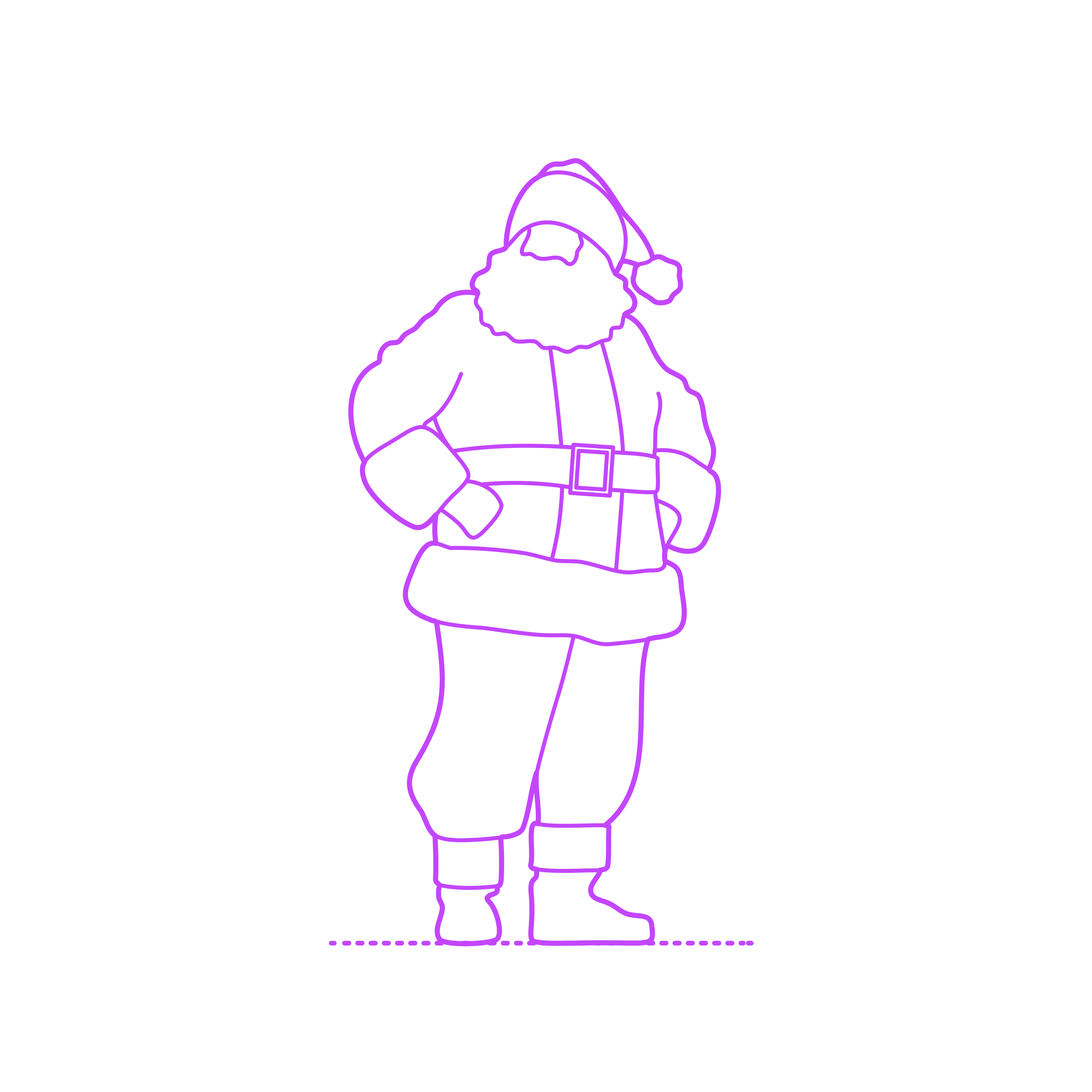 Pop Culture Holiday Characters Santa Claus Sketch Style Svg Vector Free Vectors